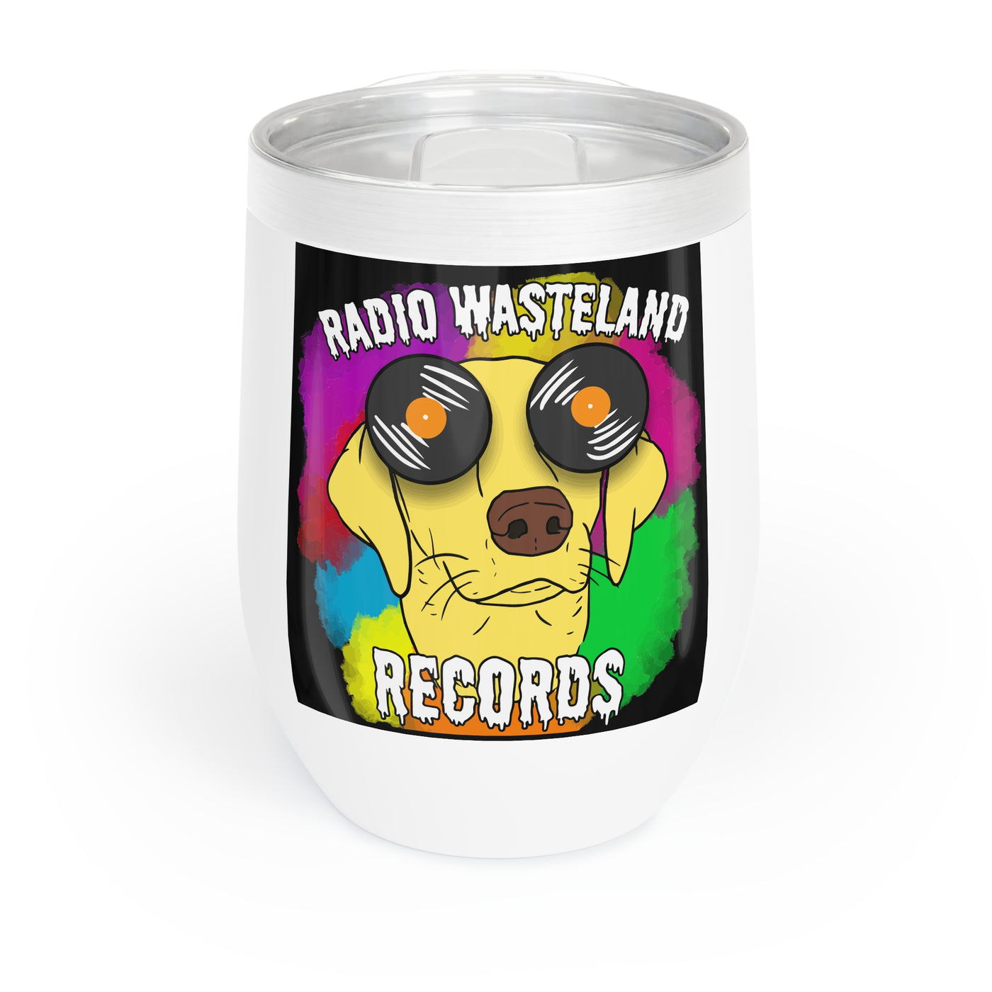 Radio Wasteland Chill Wine Tumbler