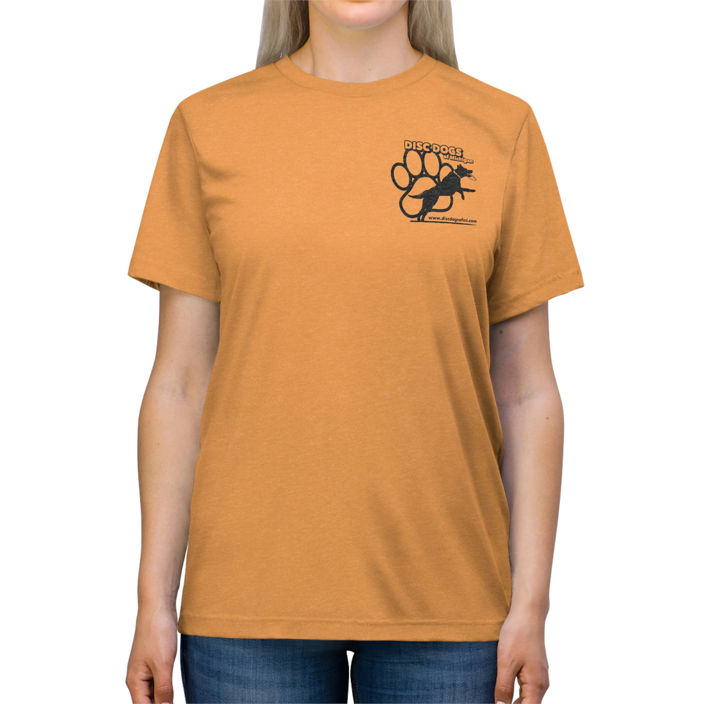 Disc Dogs of MI Unisex Triblend Tee