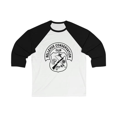 Bellevue Conservation Unisex 3\4 Sleeve Baseball Tee