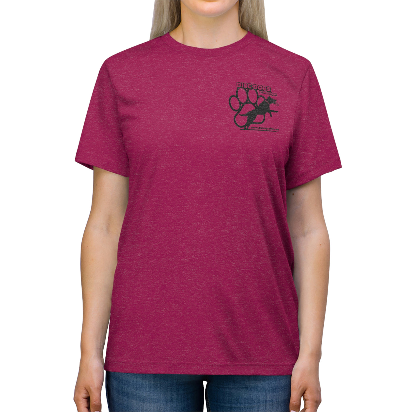 Disc Dogs of MI Unisex Triblend Tee