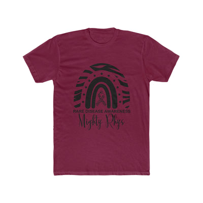 Mighty Rhys Rare Disease Awareness Men's Cotton Crew Tee