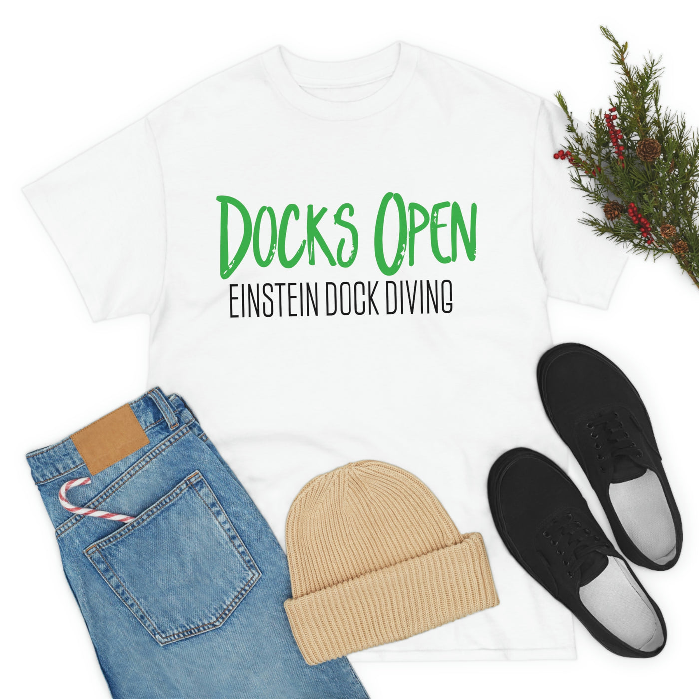 Docks Open Unisex Heavy Cotton Tee