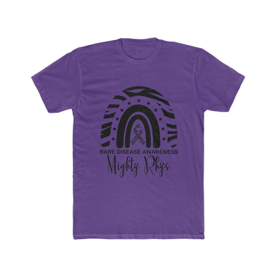 Mighty Rhys Rare Disease Awareness Men's Cotton Crew Tee