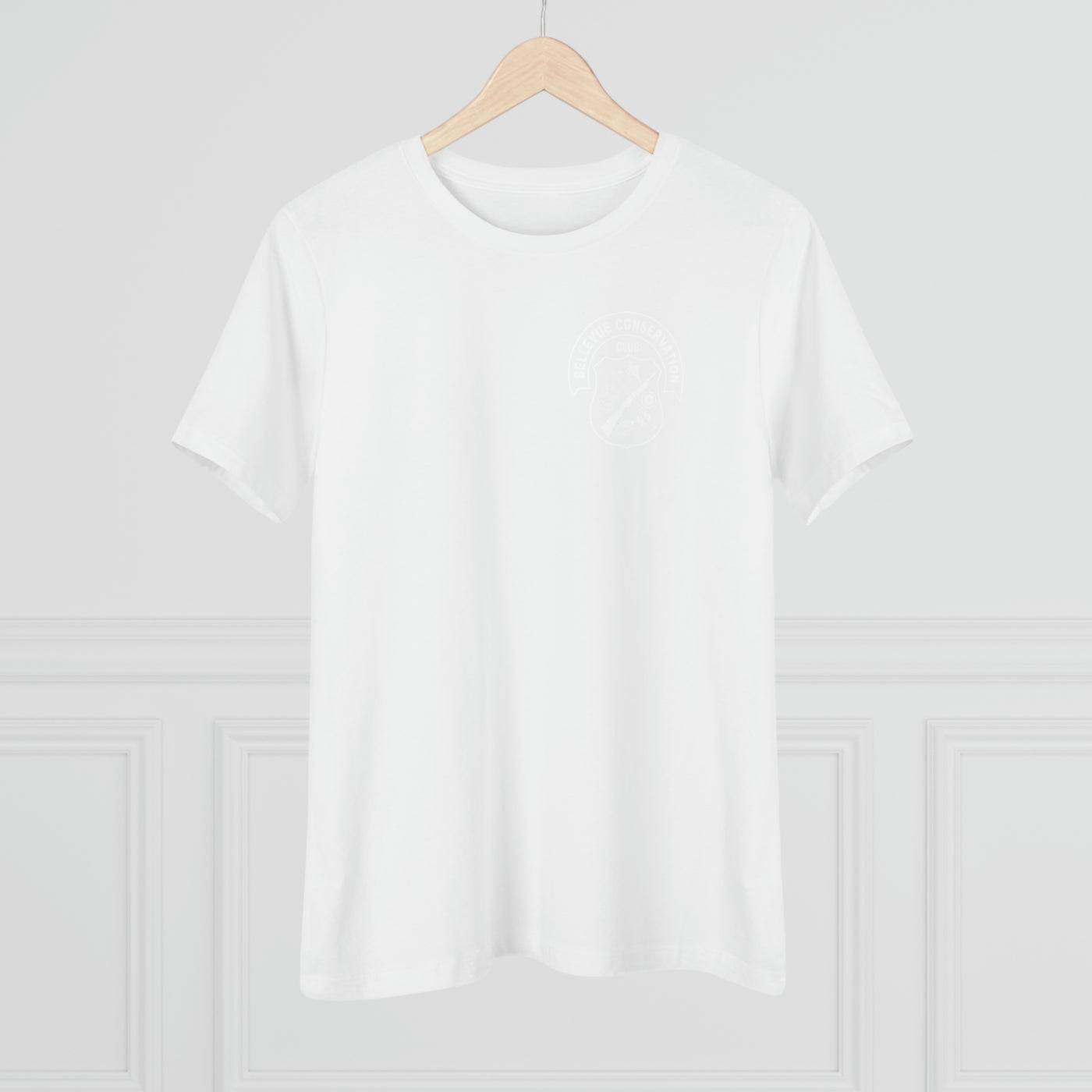 Women's Premium Tee Bella 6400 - White Logo