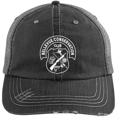 Distressed Unstructured Trucker Cap