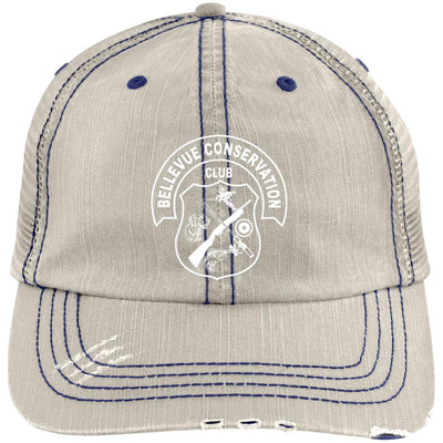 Distressed Unstructured Trucker Cap