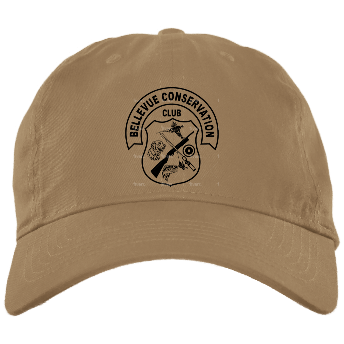 Embroidered Brushed Twill Unstructured Dad Cap