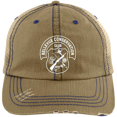 Distressed Unstructured Trucker Cap