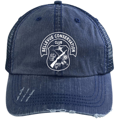 Distressed Unstructured Trucker Cap