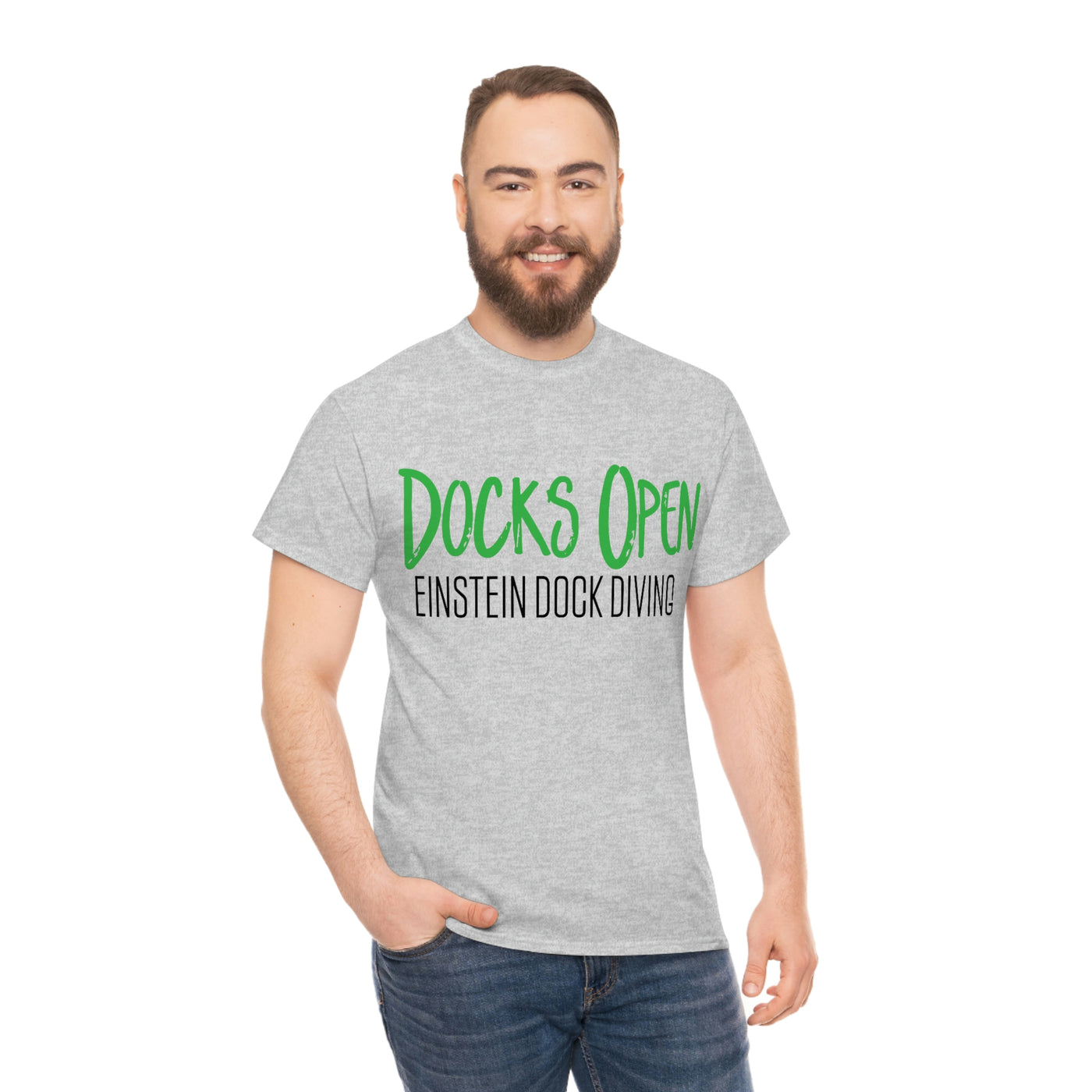 Docks Open Unisex Heavy Cotton Tee