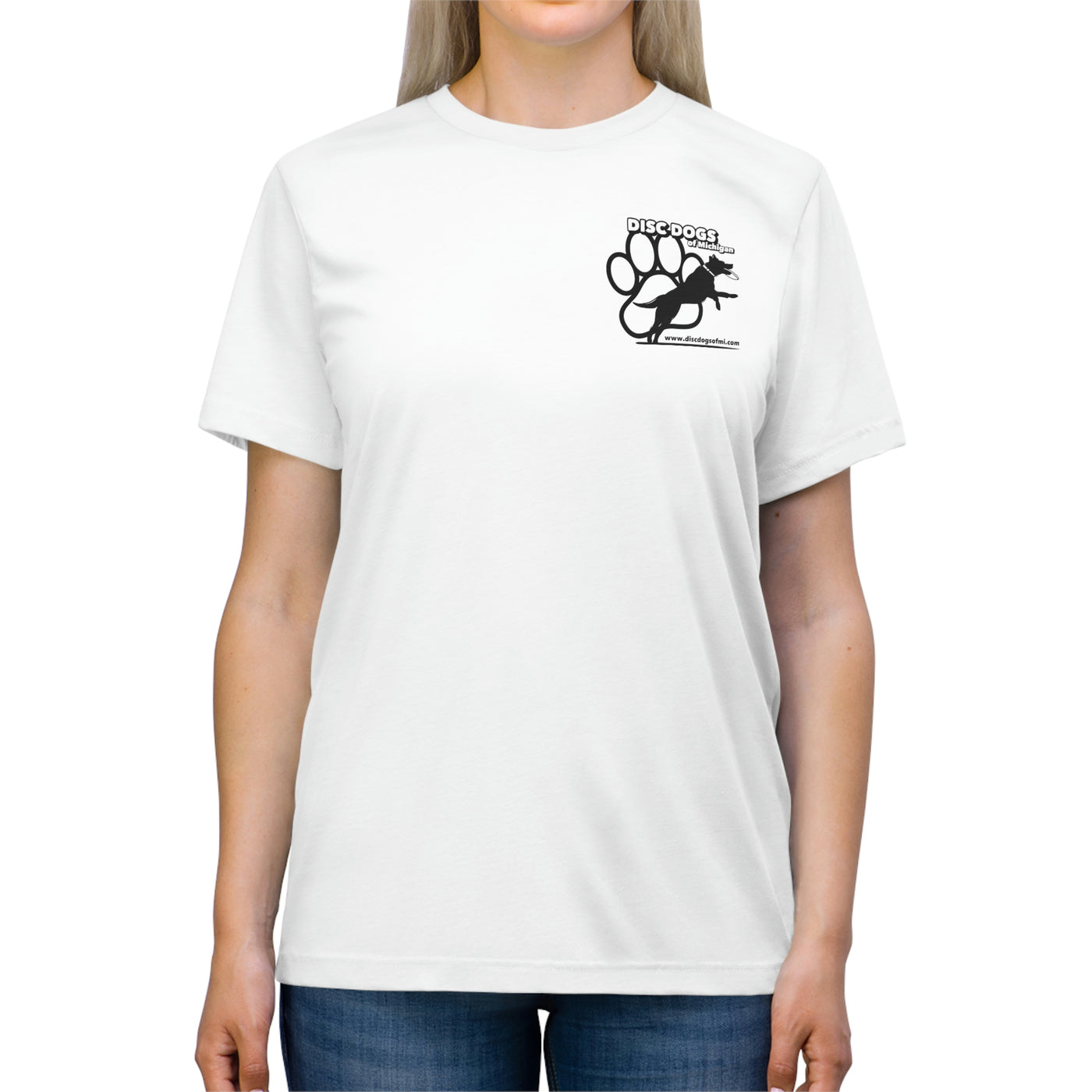 Disc Dogs of MI Unisex Triblend Tee