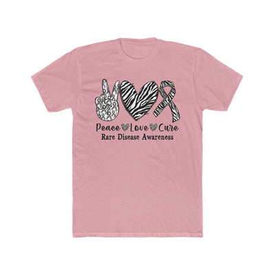 Peace, Love,  Rare Disease Cotton Crew Tee - Next Level