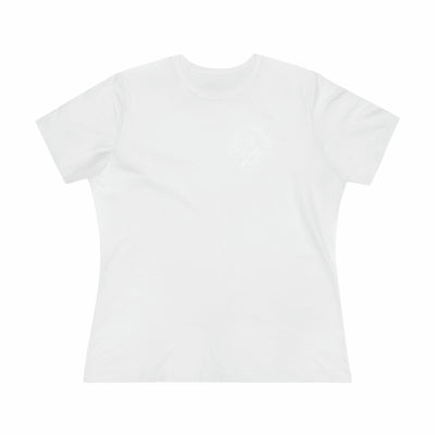 Women's Premium Tee Bella 6400 - White Logo