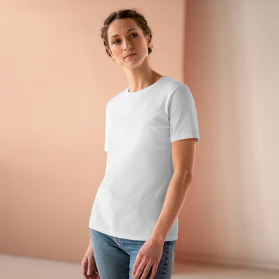 Women's Premium Tee Bella 6400 - White Logo