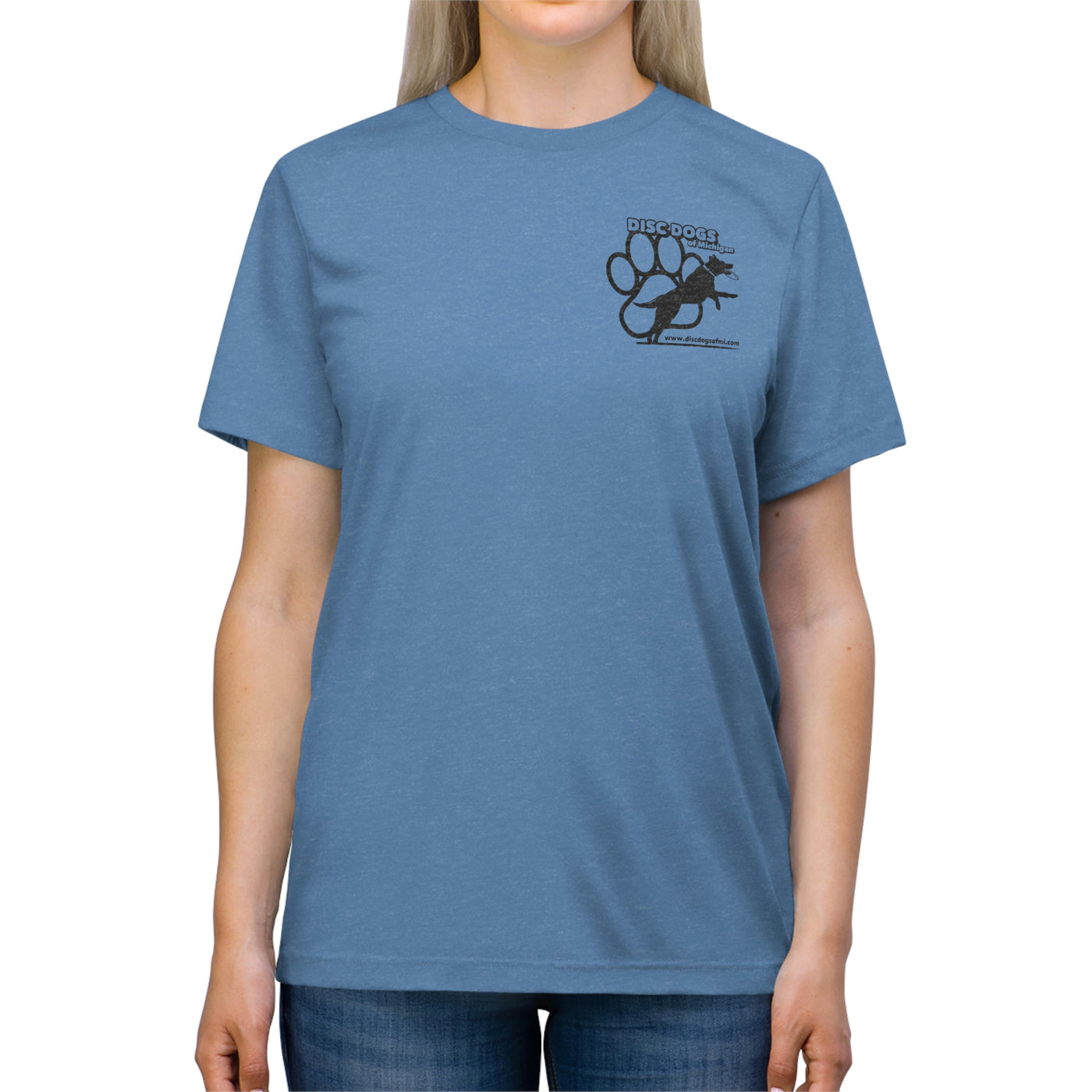 Disc Dogs of MI Unisex Triblend Tee