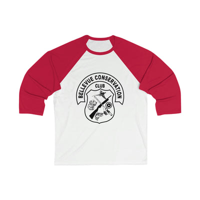 Bellevue Conservation Unisex 3\4 Sleeve Baseball Tee